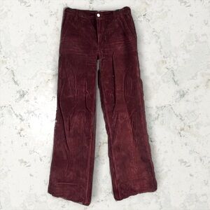 TNA Ripcord Corduroy Pants - Spiced Burgundy